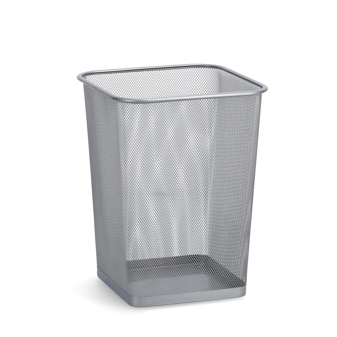 zeller-present-papierkorb-eckig-mesh-drahtmetall image 1