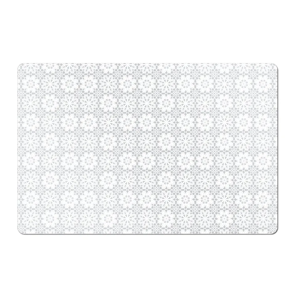 zeller-present-table-platzset-flowers-wei-kunststoff image 1