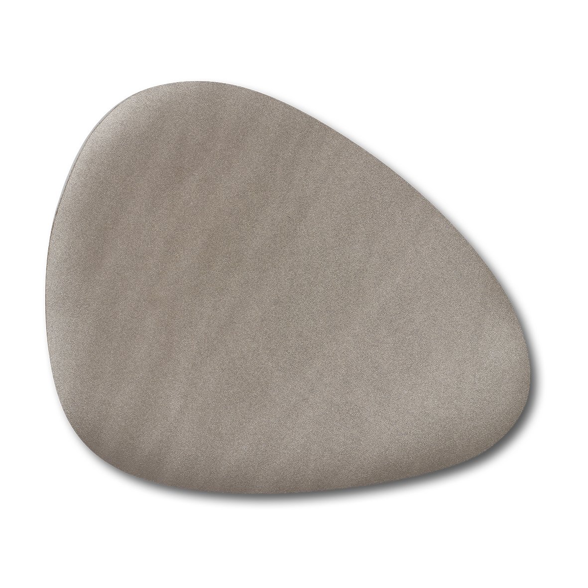 zeller-present-platzset-kunstleder-metallic-taupe-curve image 1