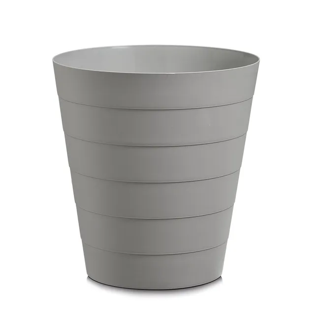 zeller-present-office-abfalleimer-13-5l-grau-kunststoff image 1