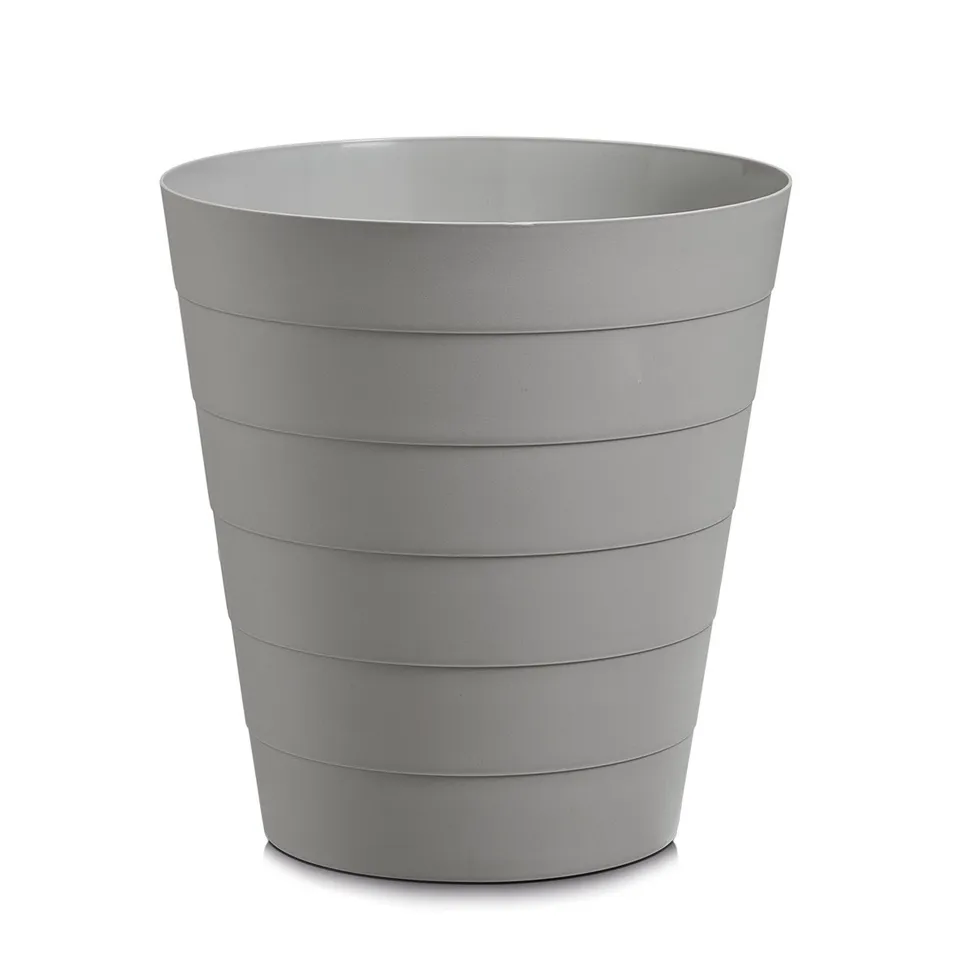 zeller-present-office-abfalleimer-13-5l-grau-kunststoff image 1