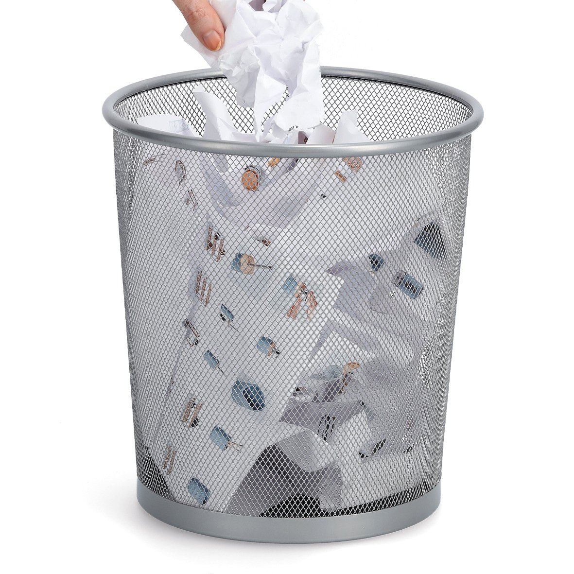 zeller-present-office-papierkorb-mesh-drahtmetall-2 image 2