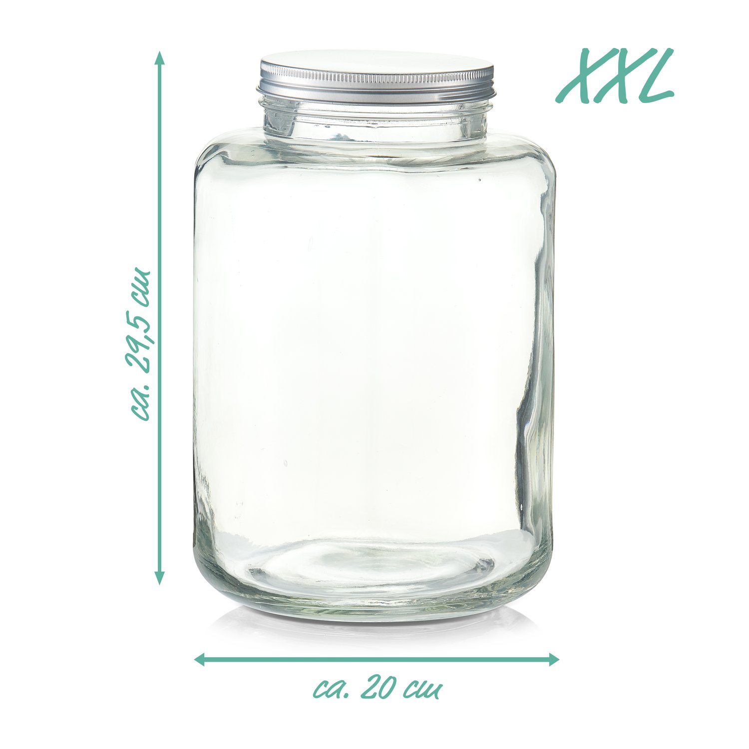 zeller-present-k-che-vorratsglas-metalldeckel-7000-ml image 3
