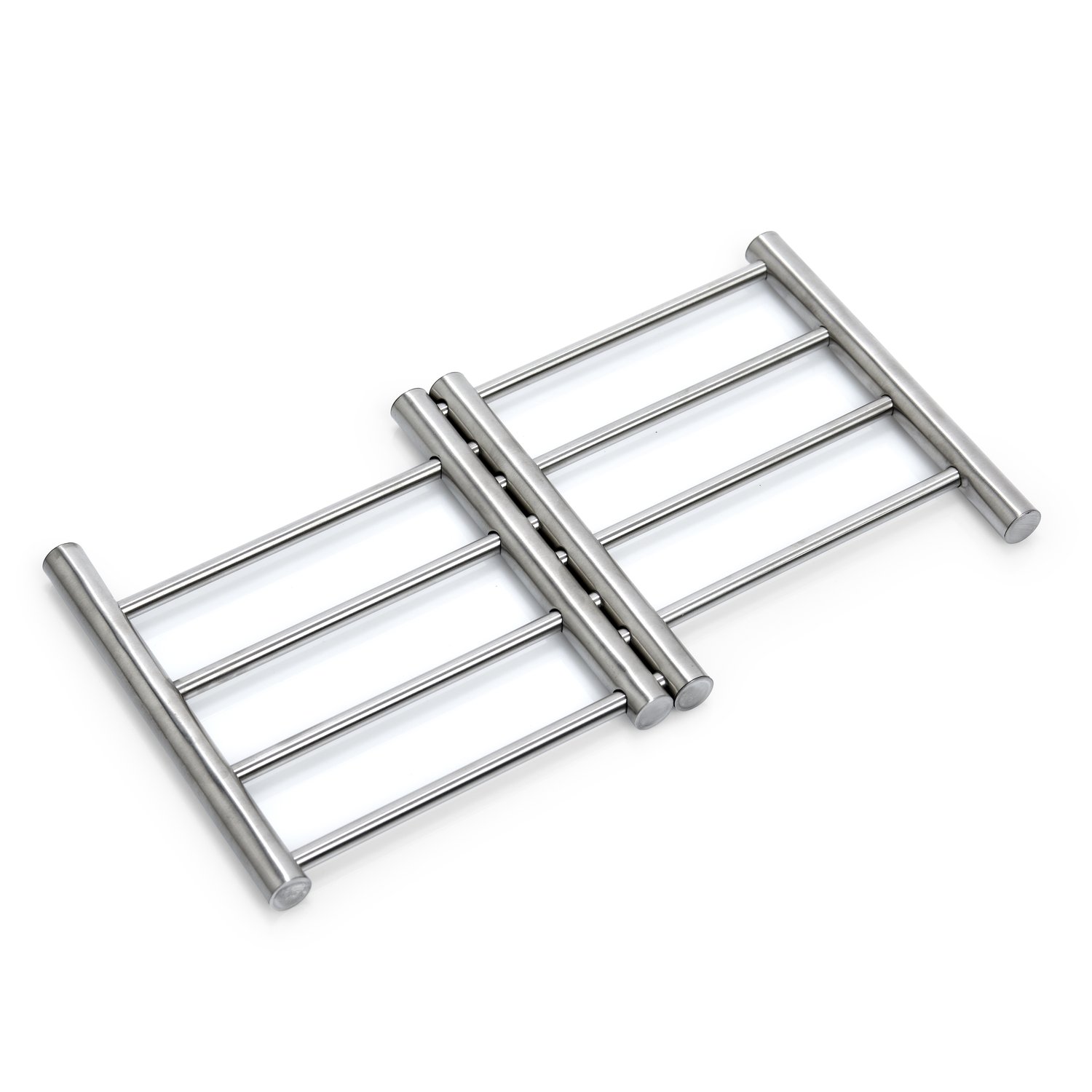 zeller-present-k-che-topfuntersetzer-ausziehbar-edelstahl image 2