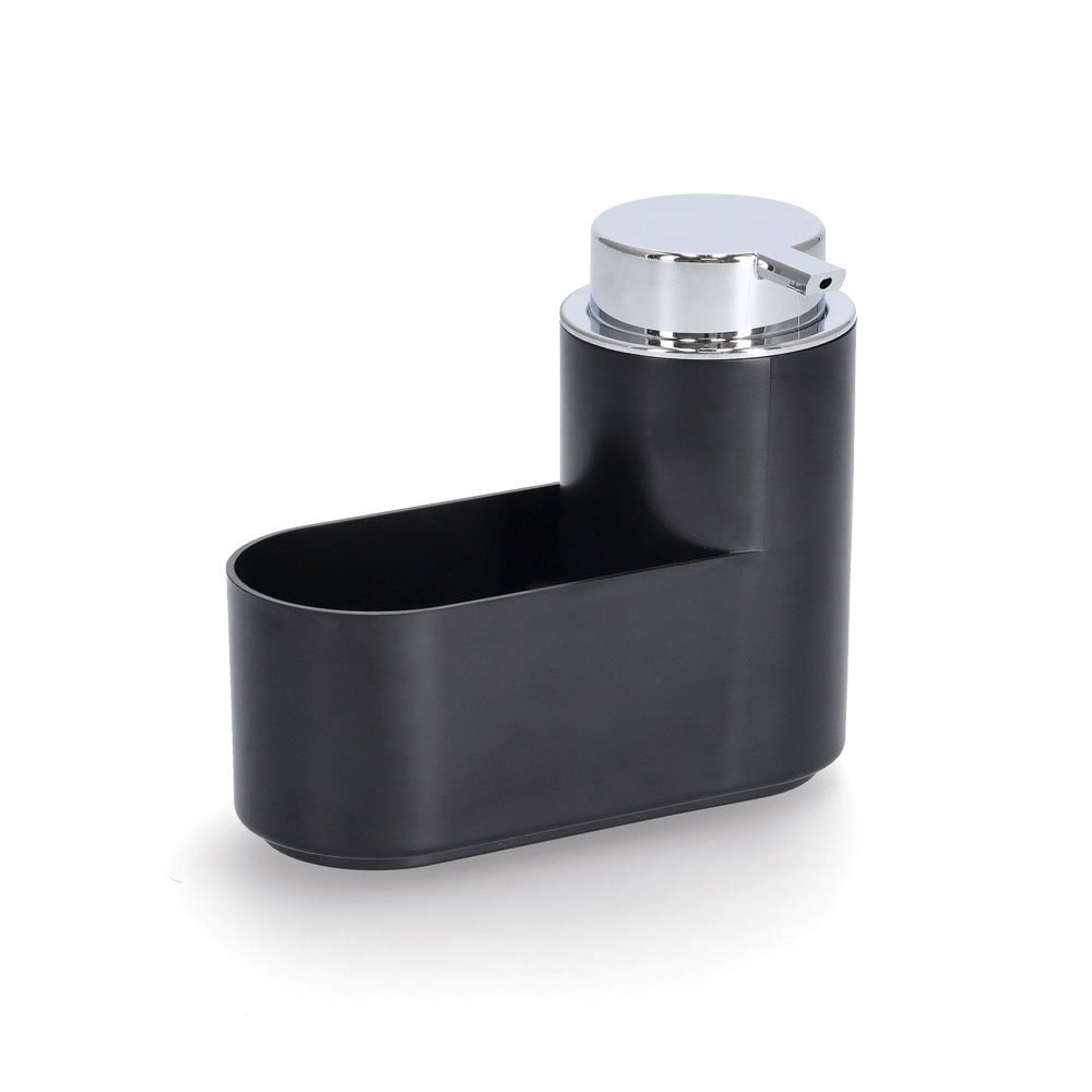 zeller-present-bad-seifenspender-set-3-tlg-kunststoff-schwarz image 2