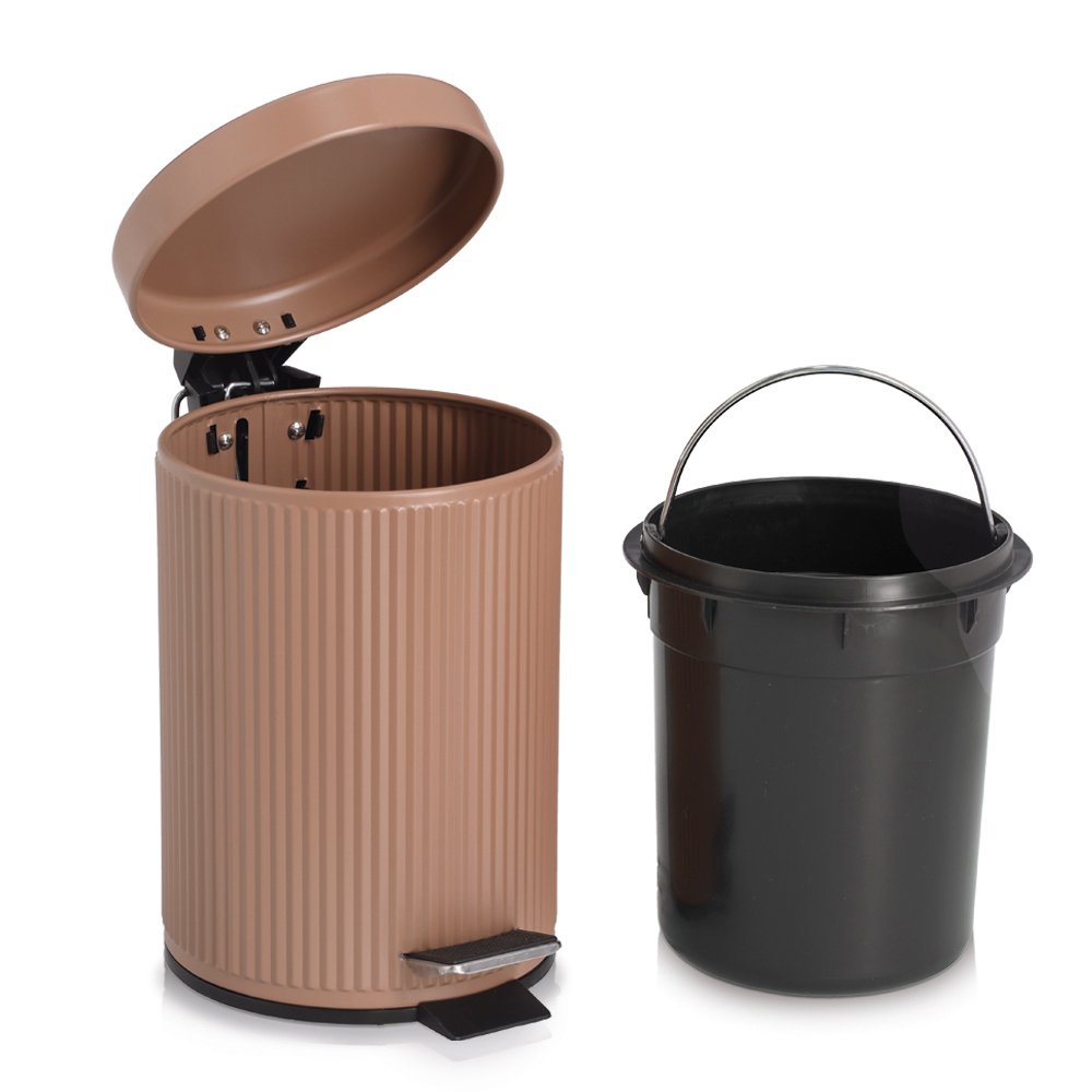 zeller-present-bad-kosmetikeimer-3-liter-mocca-mit-pedal image 7