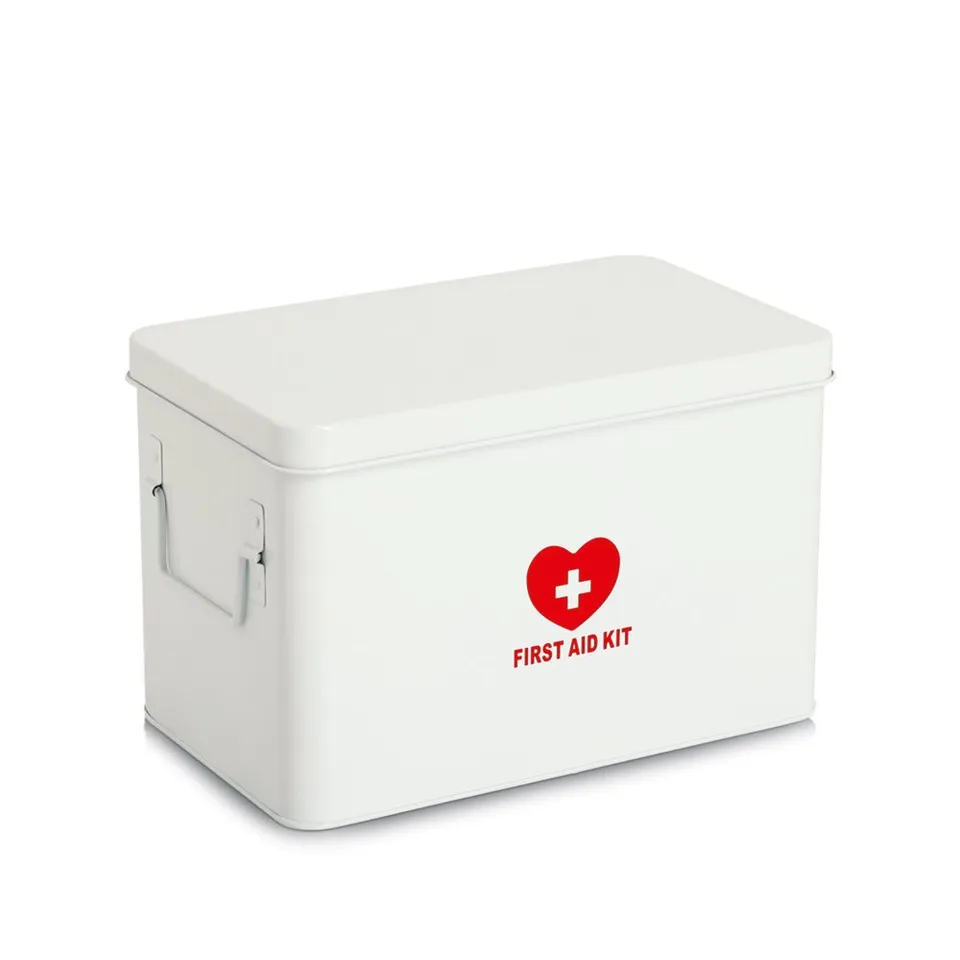 zeller-present-medizinbox-metall-wei-first-aid-kit-2-ebenen image 1