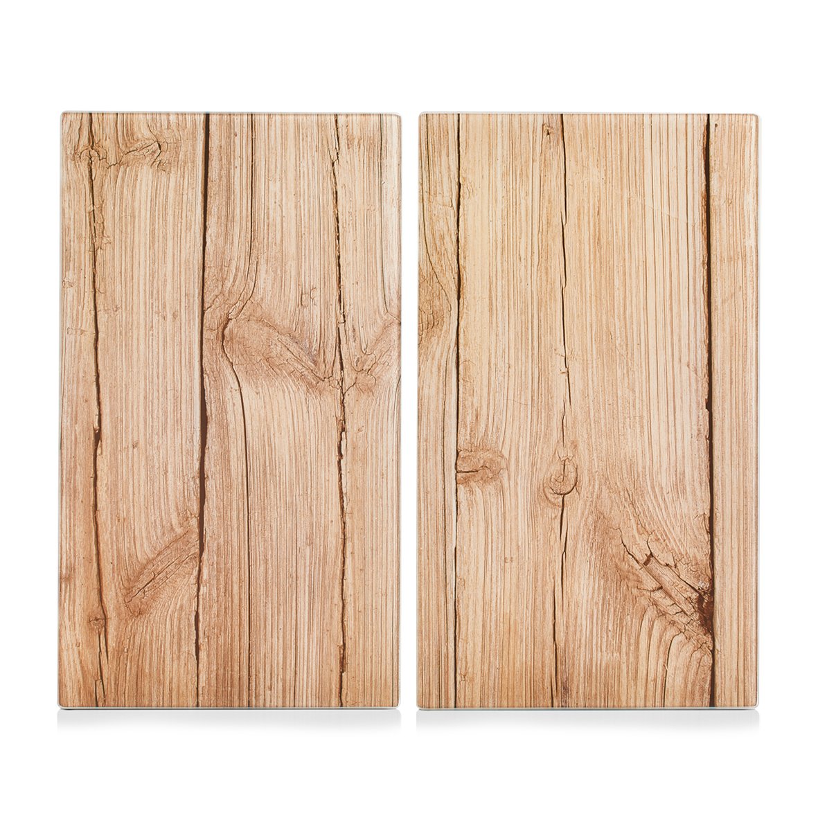 zeller-present-k-che-herdabdeckplatten-wood-glas-2-tlg image 1