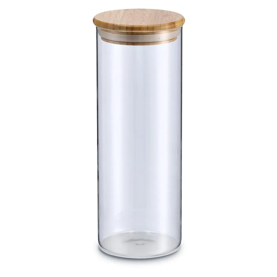 zeller-present-vorratsglas-1600-ml-mit-bambusdeckel image 1