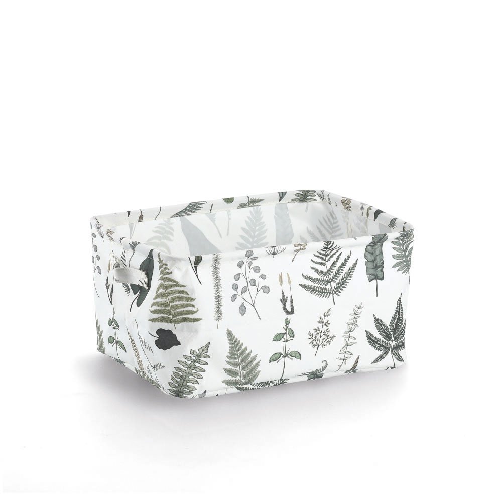 zeller-present-home-living-aufbewahrungskorb-polyester-leaves-korb image 1