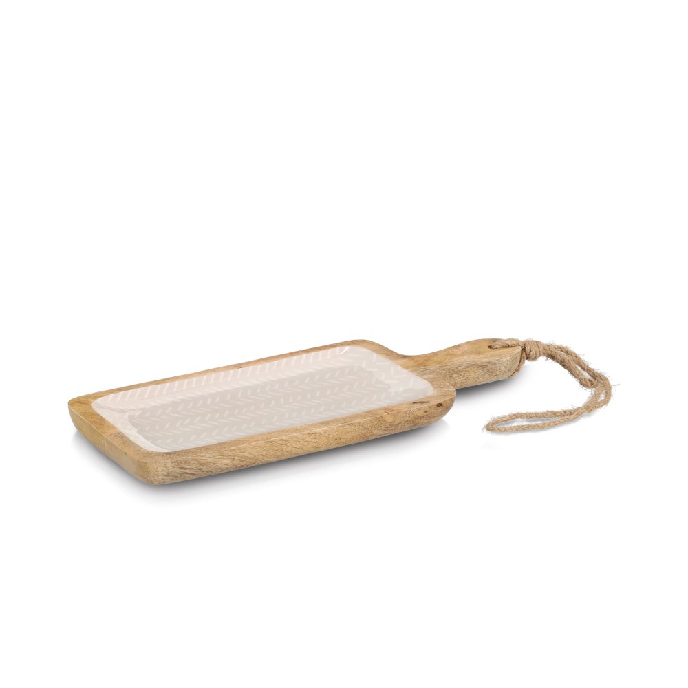 zeller-present-k-che-servierbrett-mangoholz-beige image 1