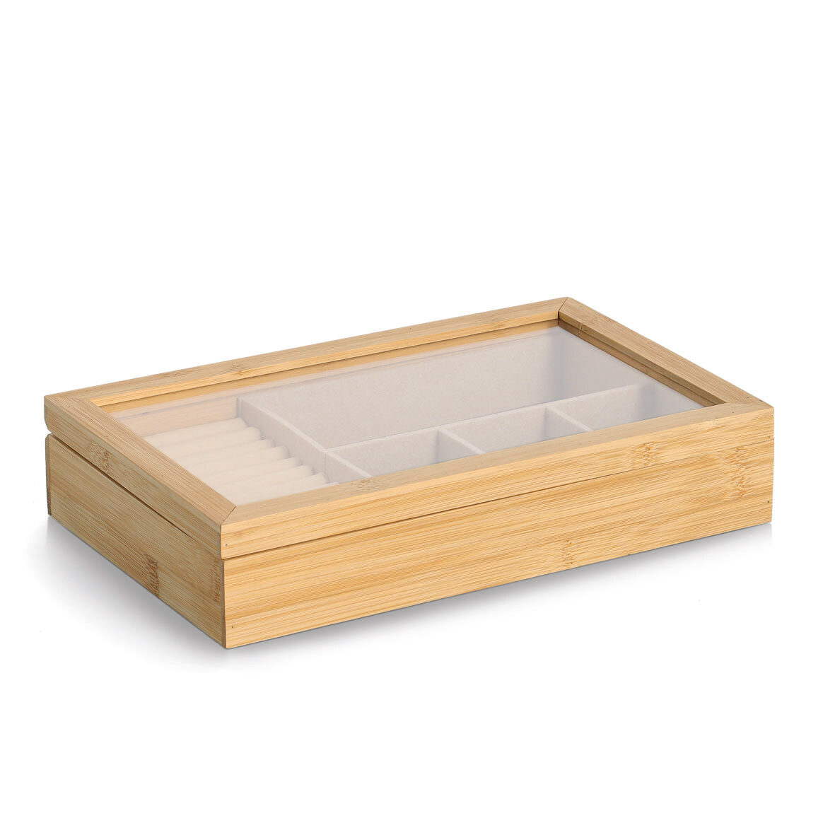 zeller-present-bad-schmuckk-stchen-bambus-glas image 1