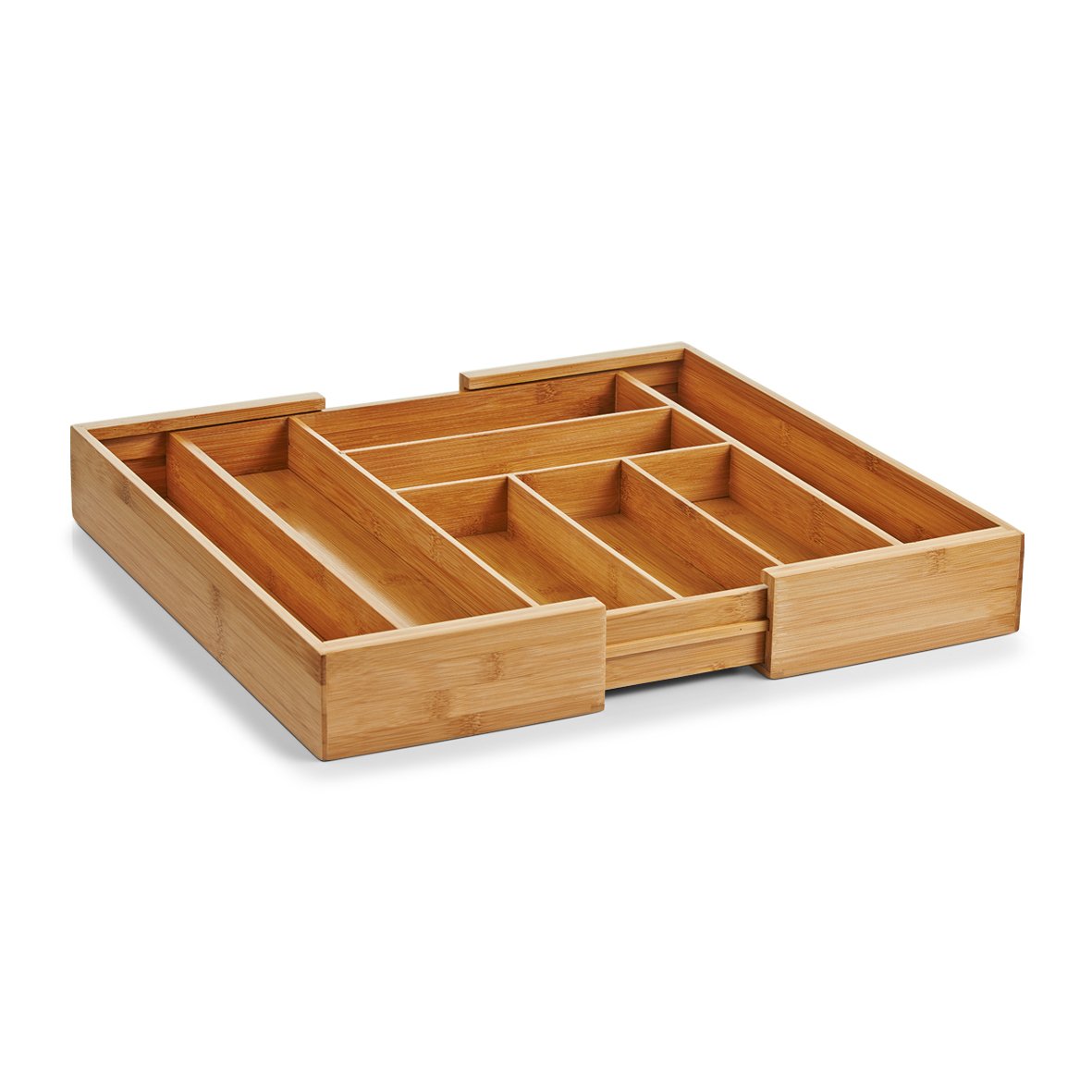 zeller-present-k-che-besteckkasten-ausziehbar-bambus-6-8-f-cher image 1