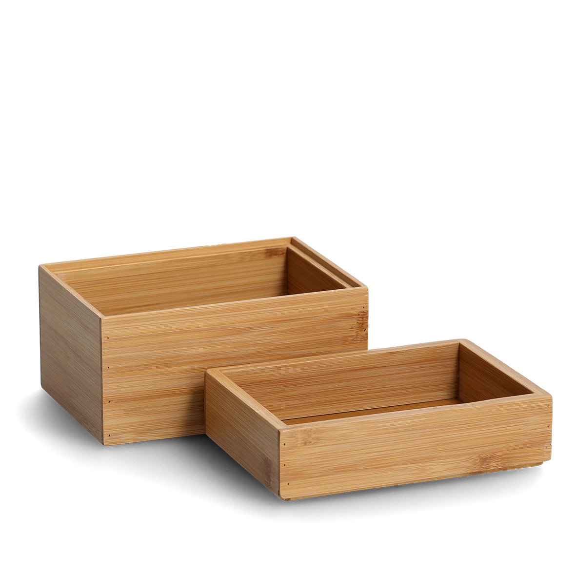 zeller-present-home-living-ordnungsboxen-set-2-tlg-bambus image 2