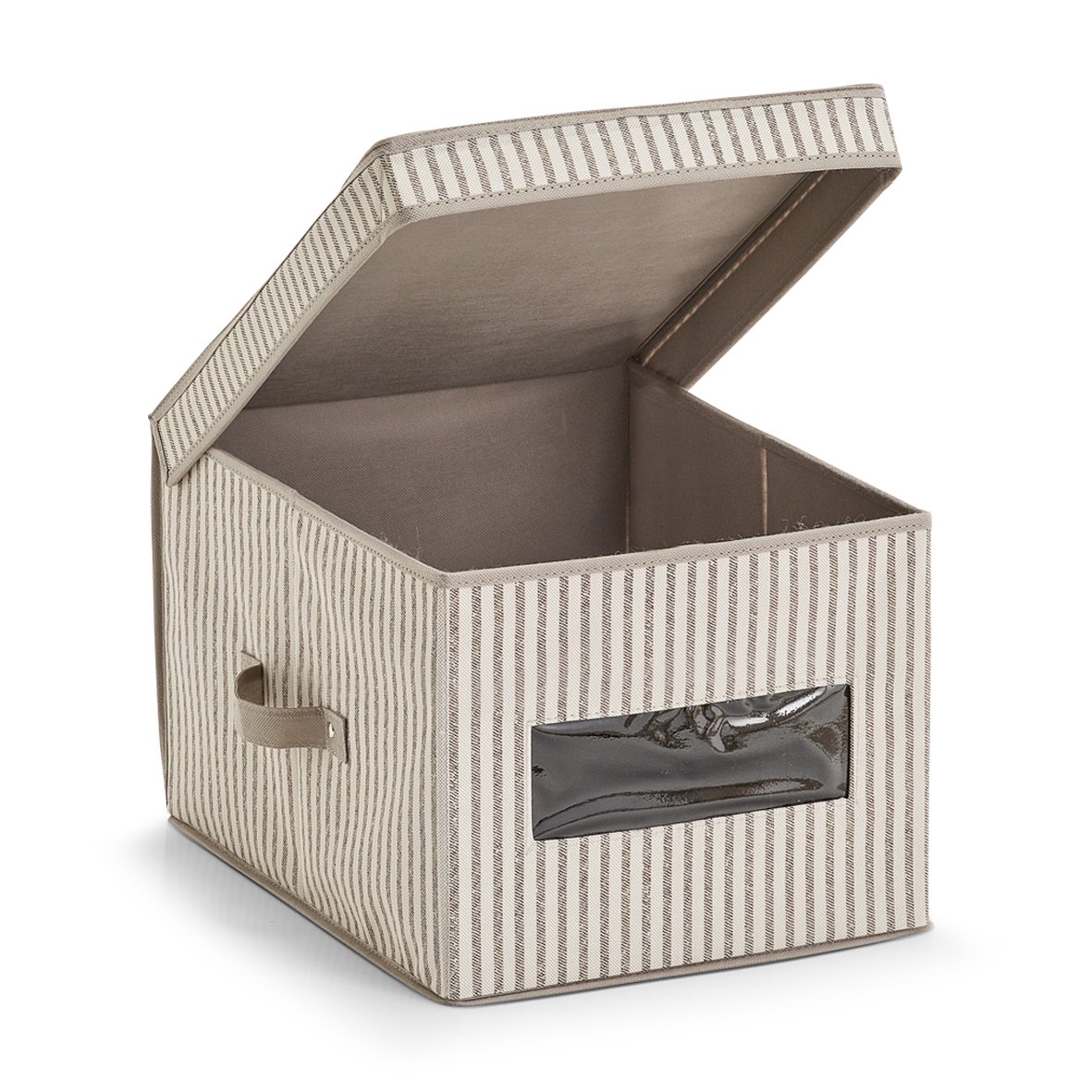 zeller-present-k-che-aufbewahrungsbox-stripes-beige-mit-deckel image 3