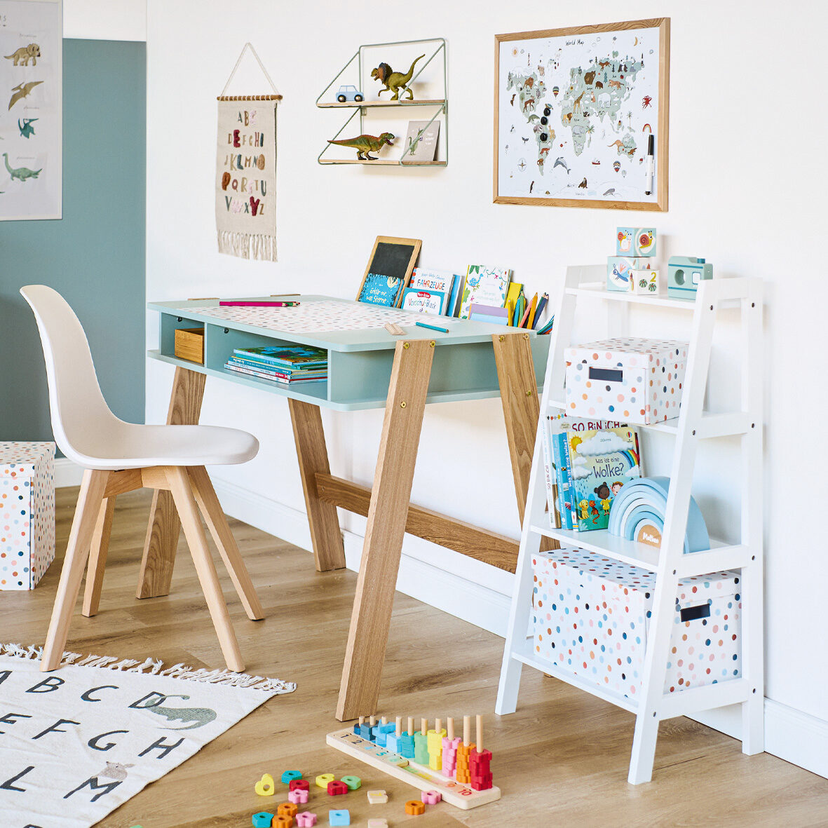 zeller-present-home-aufbewahrungsbox-dots-karton-mit-griff image 6