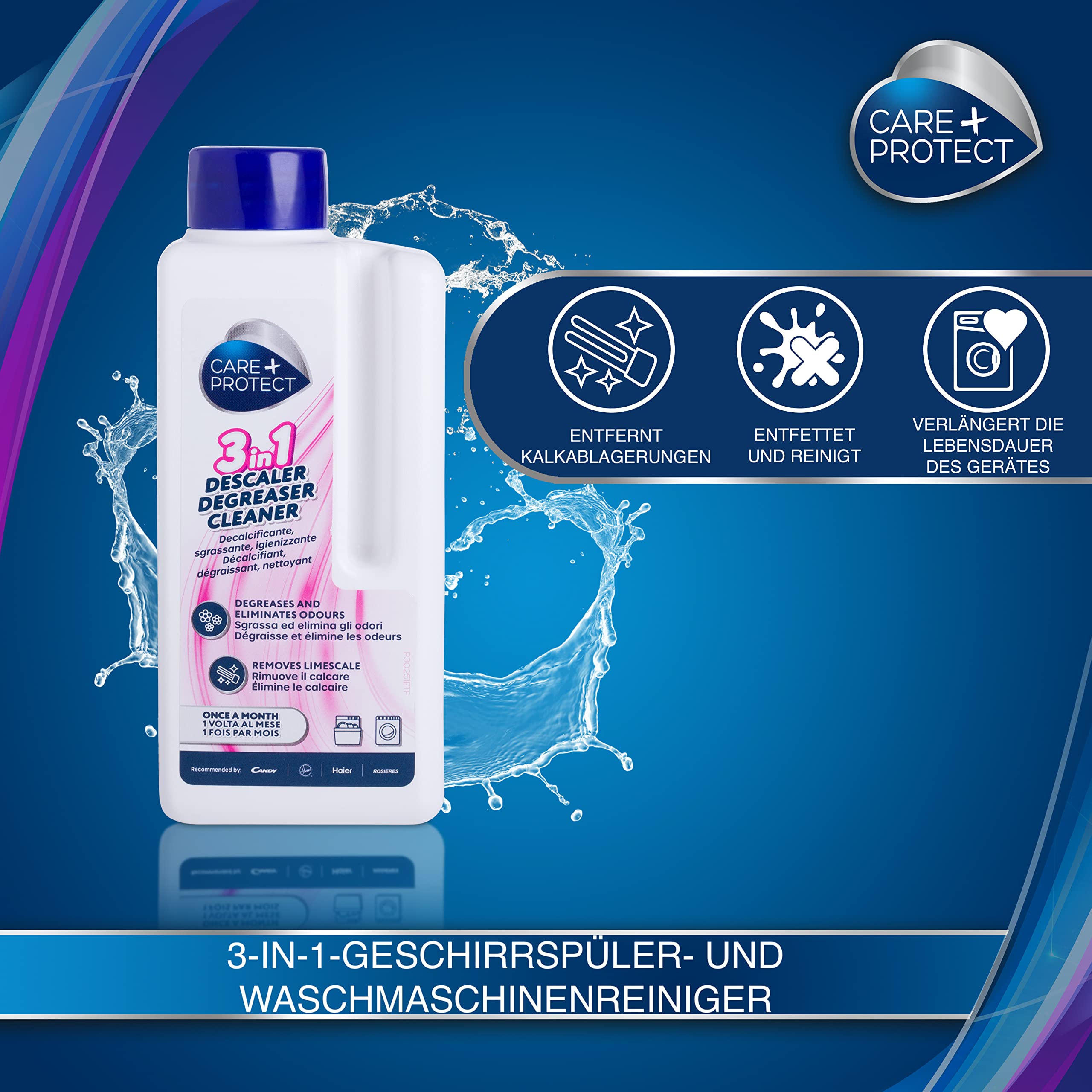 care-protect-waschen-3-in-1-maschinenreiniger-250-ml-kalk-fett image 2