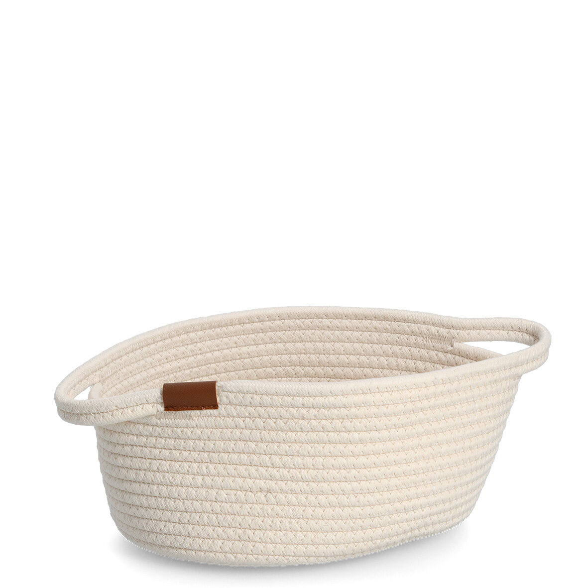 zeller-present-home-living-aufbewahrungskorb-wei-geflochten image 1