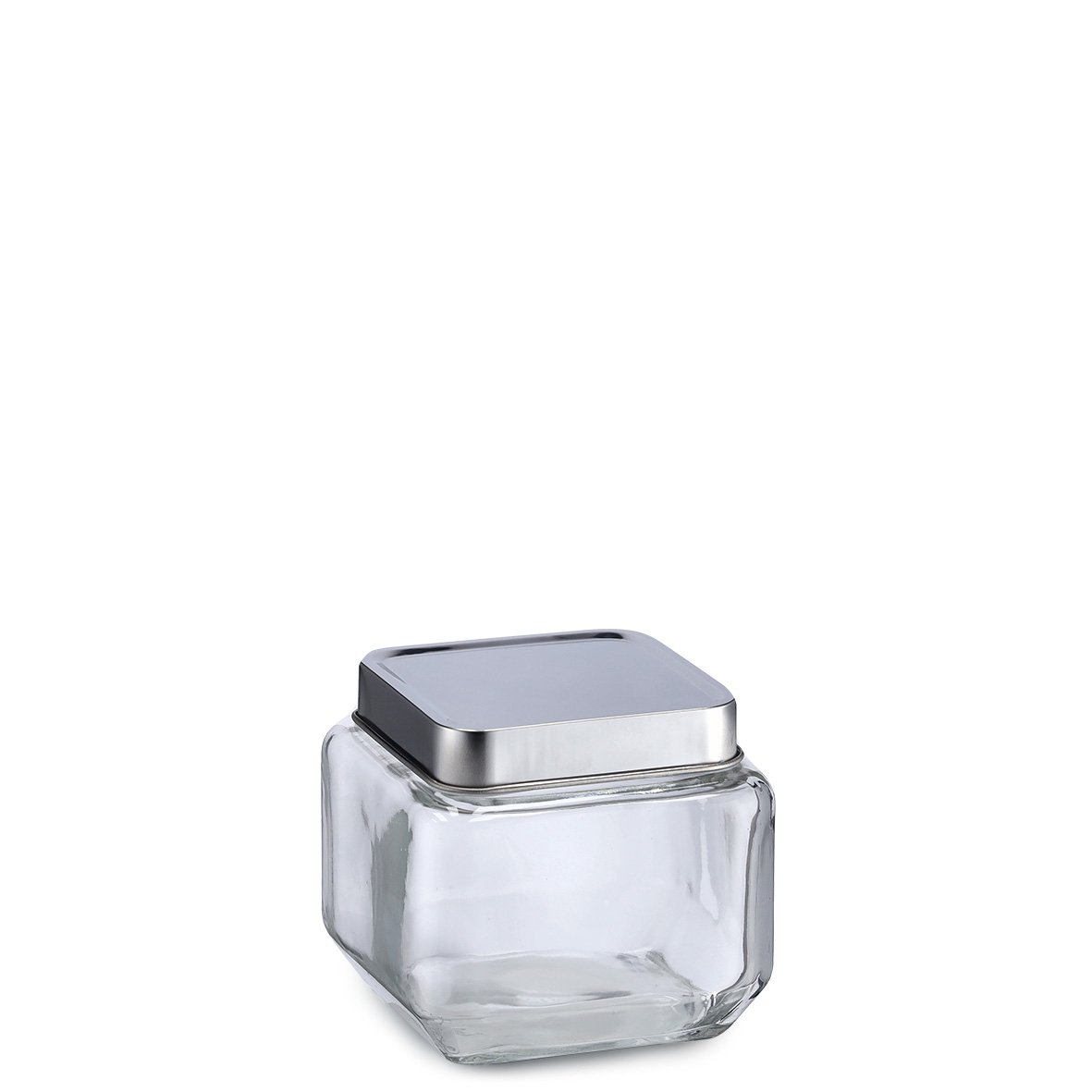 zeller-present-k-che-vorratsglas-700-ml-edelstahldeckel image 1