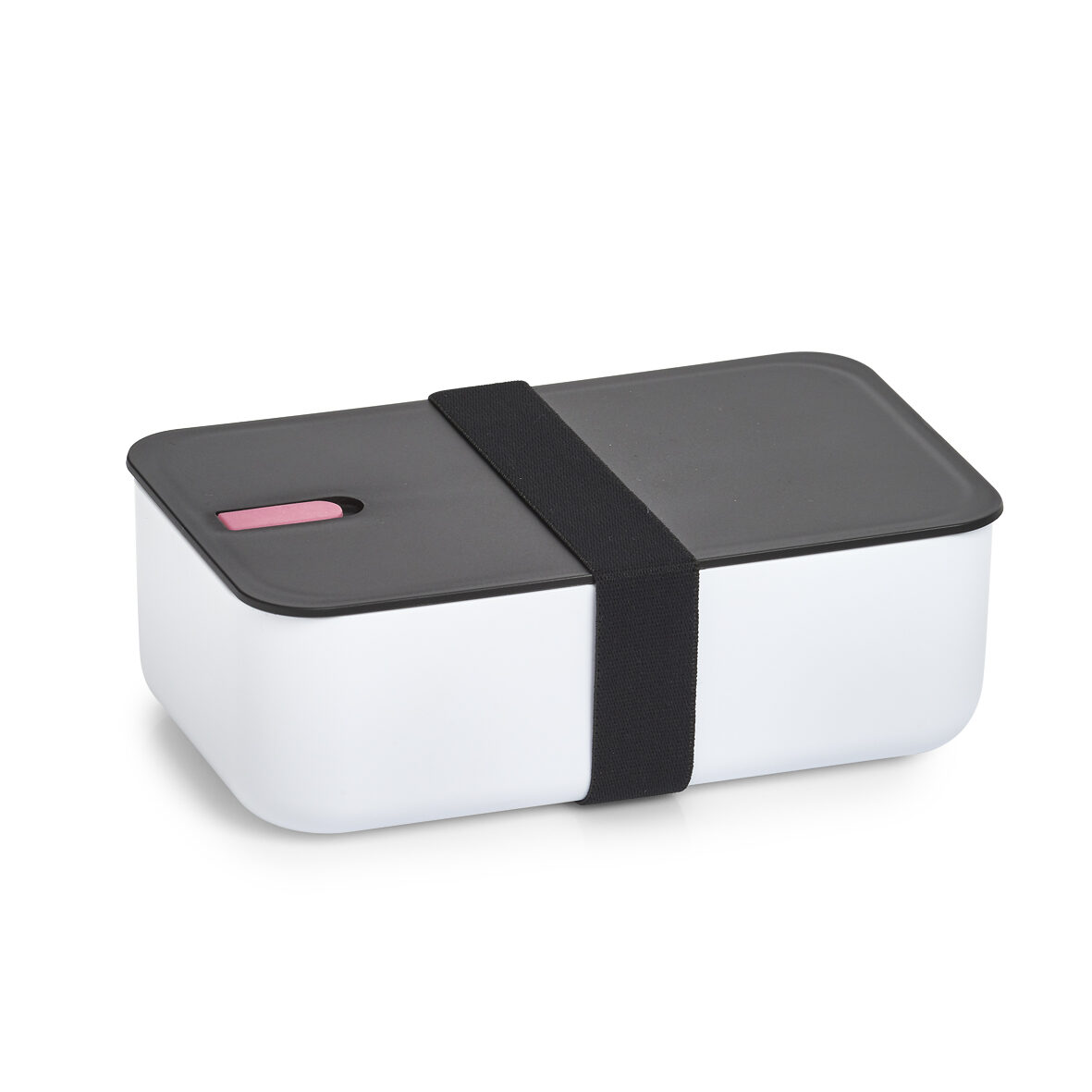 zeller-present-k-che-lunch-box-kunststoff-wei-schwarz-pink image 1