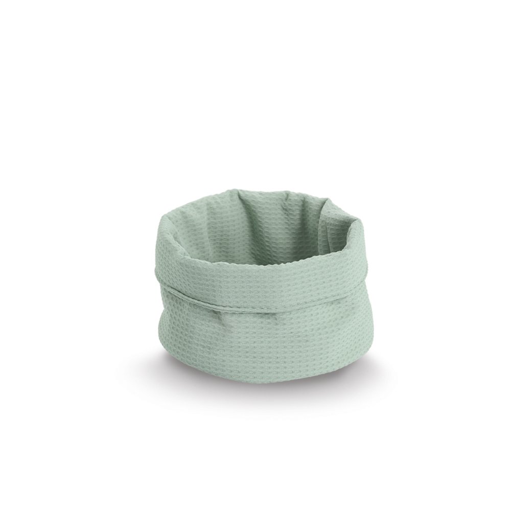 zeller-present-home-living-aufbewahrungskorb-waffelpiqu-mint image 1