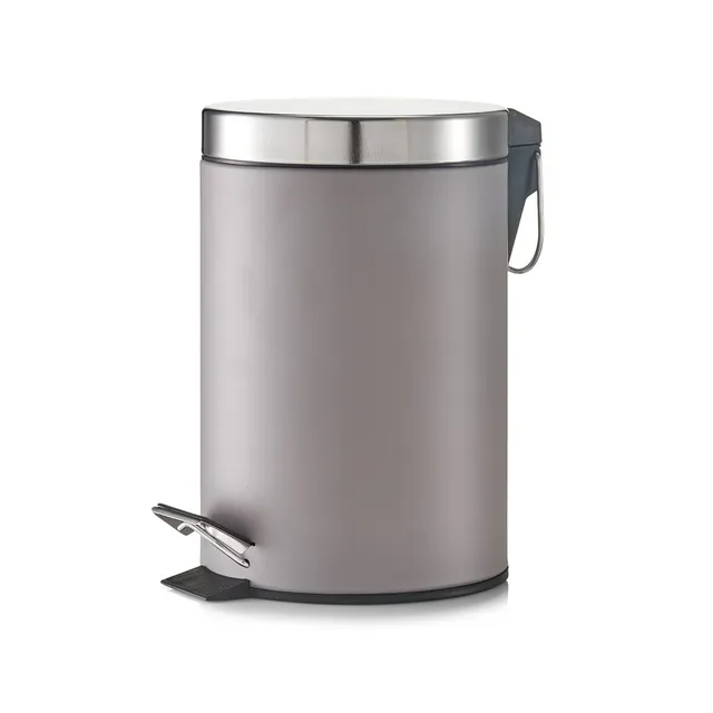 zeller-present-bad-kosmetikeimer-3-l-metall-treteimer image 1