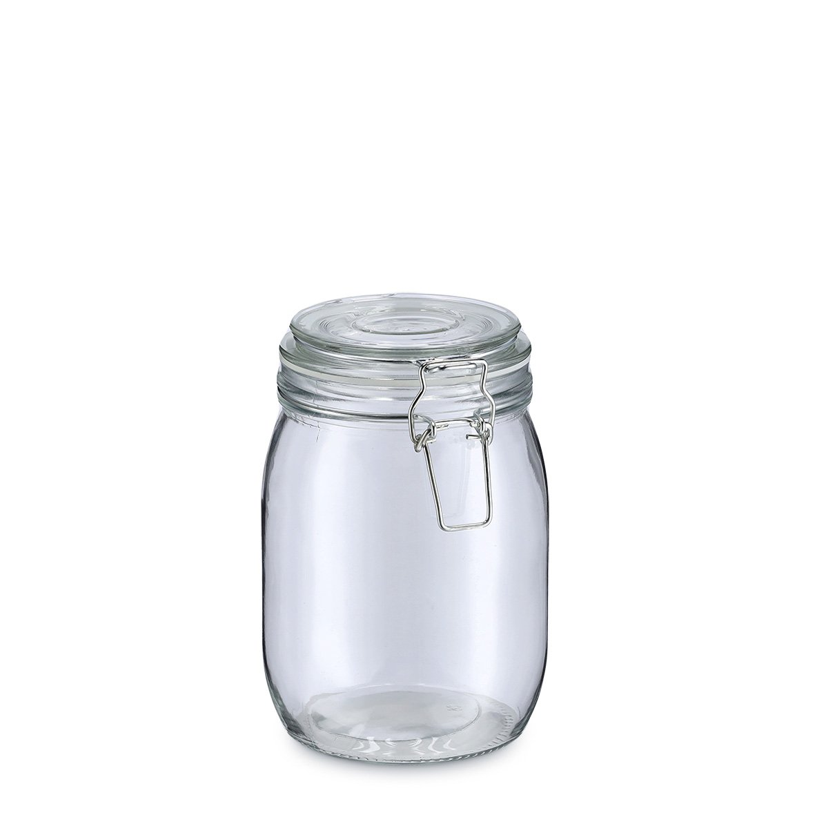 zeller-present-k-che-vorratsglas-1000-ml-mit-b-gelverschluss-glas image 1