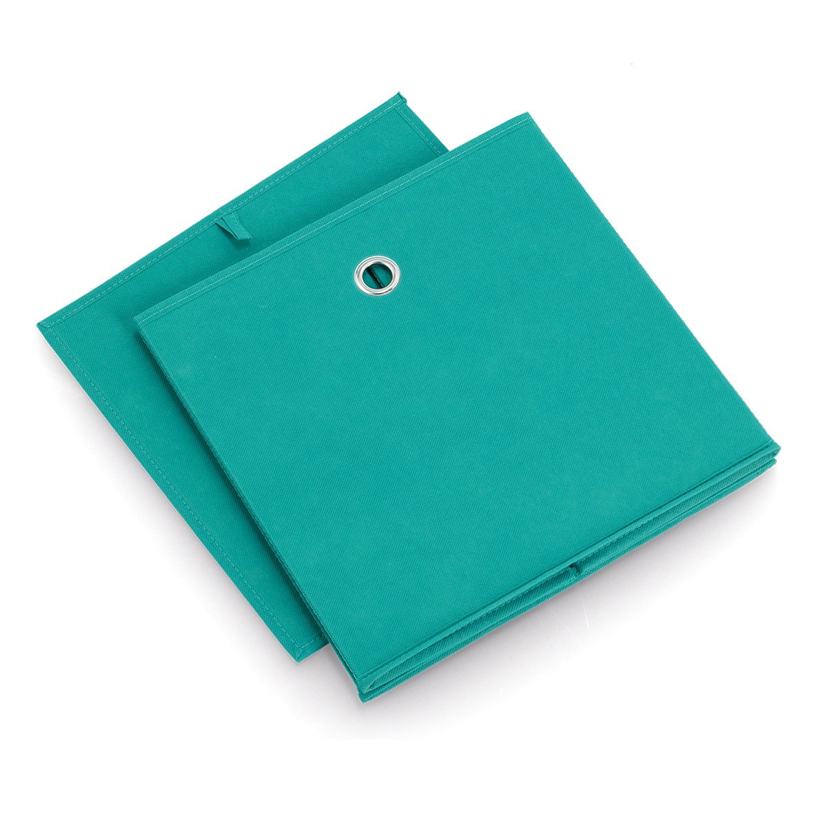 zeller-present-home-living-aufbewahrungsbox-vlies-petrol image 2