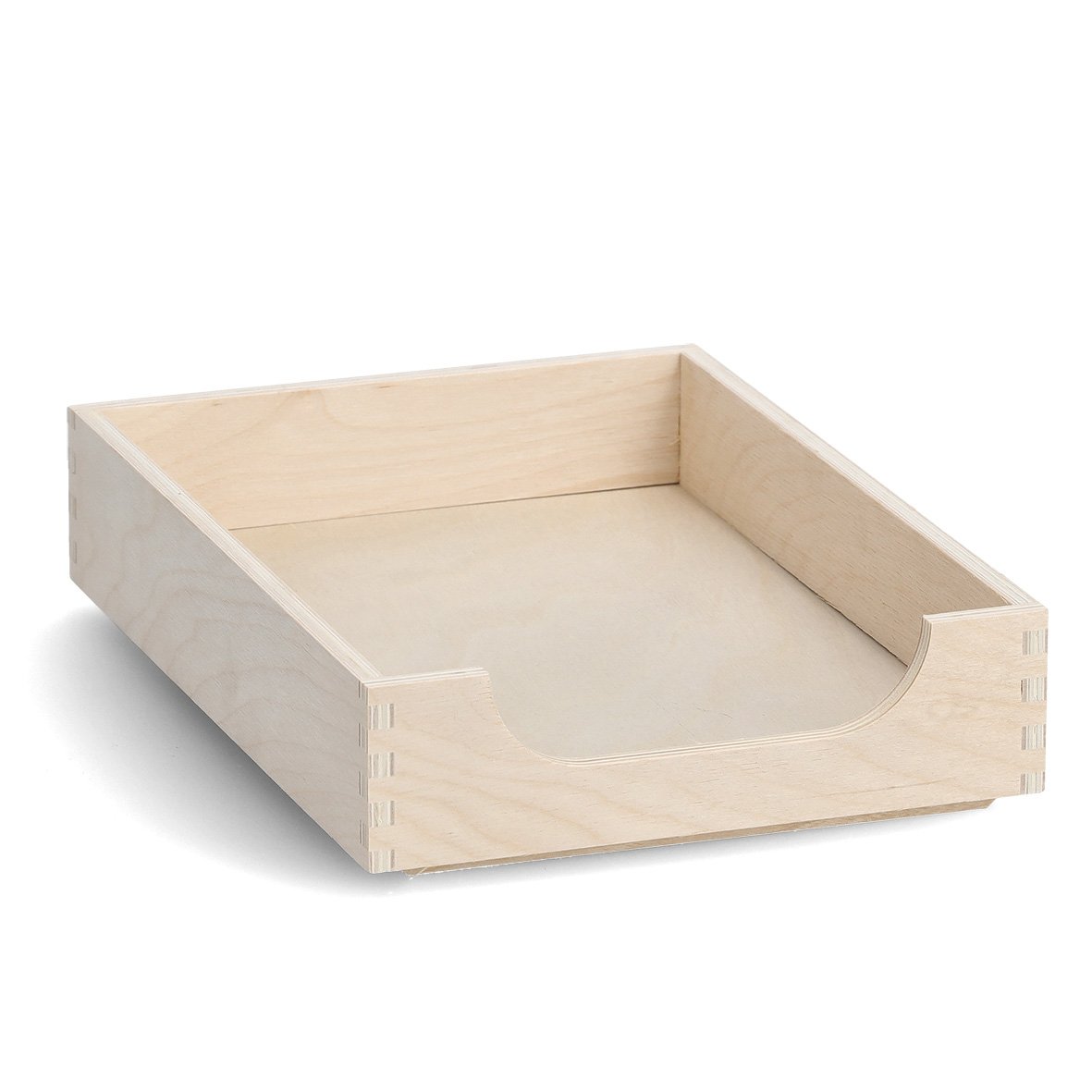 zeller-home-ablagebox-birke-a4-unbehandelt-holz image 1