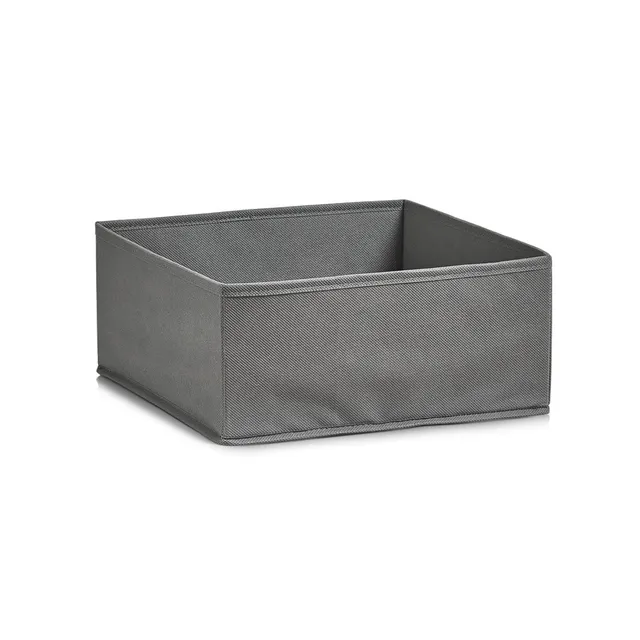 zeller-present-home-living-aufbewahrungsbox-vlies-grau-faltbar image 1