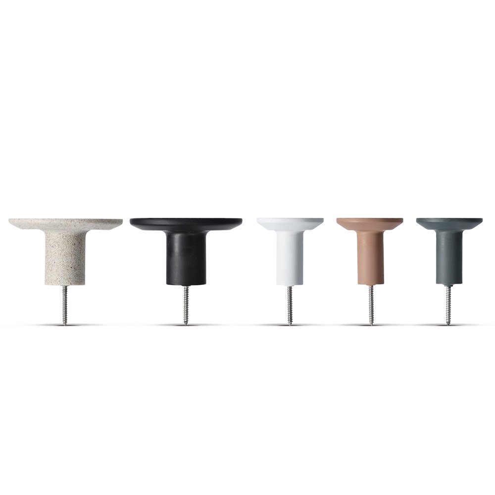 zeller-present-home-living-wandhaken-set-5-tlg-polyresin-metall image 3