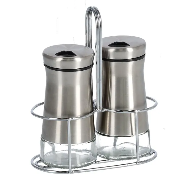 zeller-present-k-che-salz-pfefferstreuer-set-gew-rzstreuer-3-tlg-glas image 1