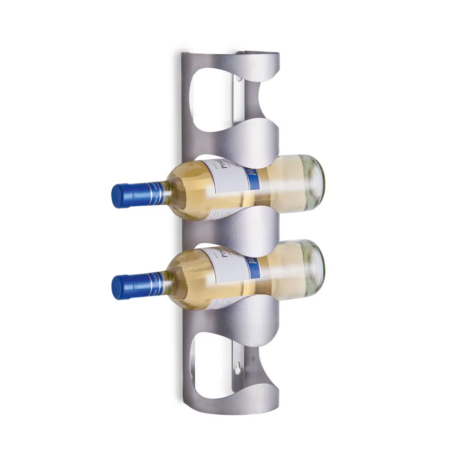 zeller-present-wand-flaschenhalter-edelstahl-f-r-4-flaschen image 1