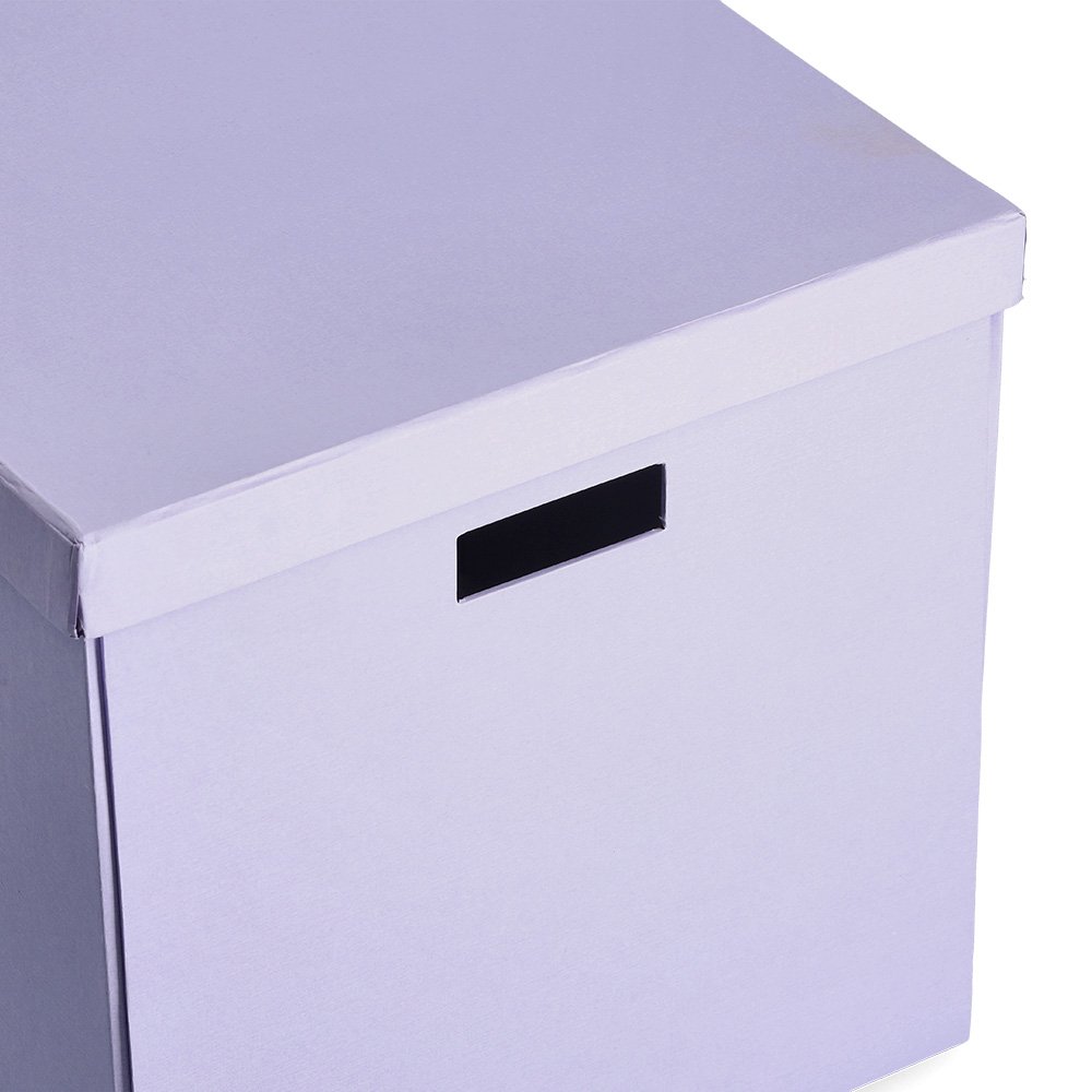 zeller-present-home-living-aufbewahrungsbox-karton-flieder image 2