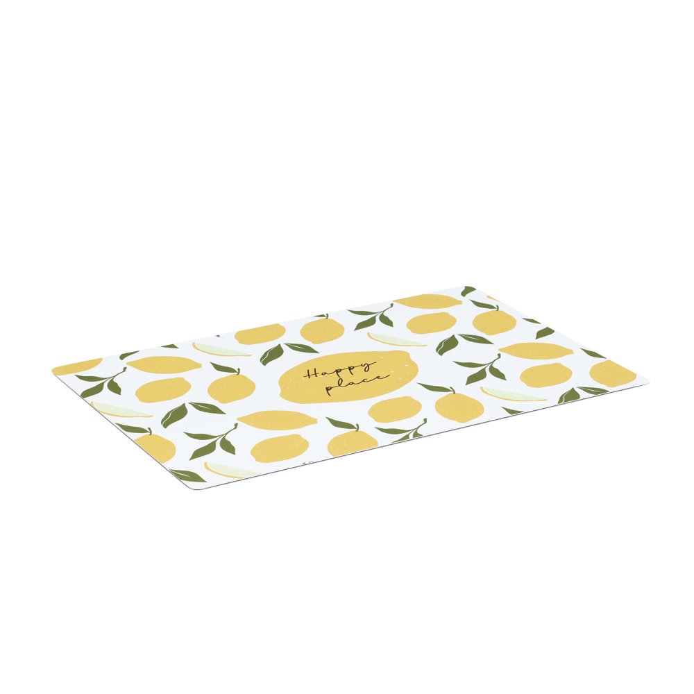 zeller-present-table-platzset-lemons-kunststoff-happy-place image 1