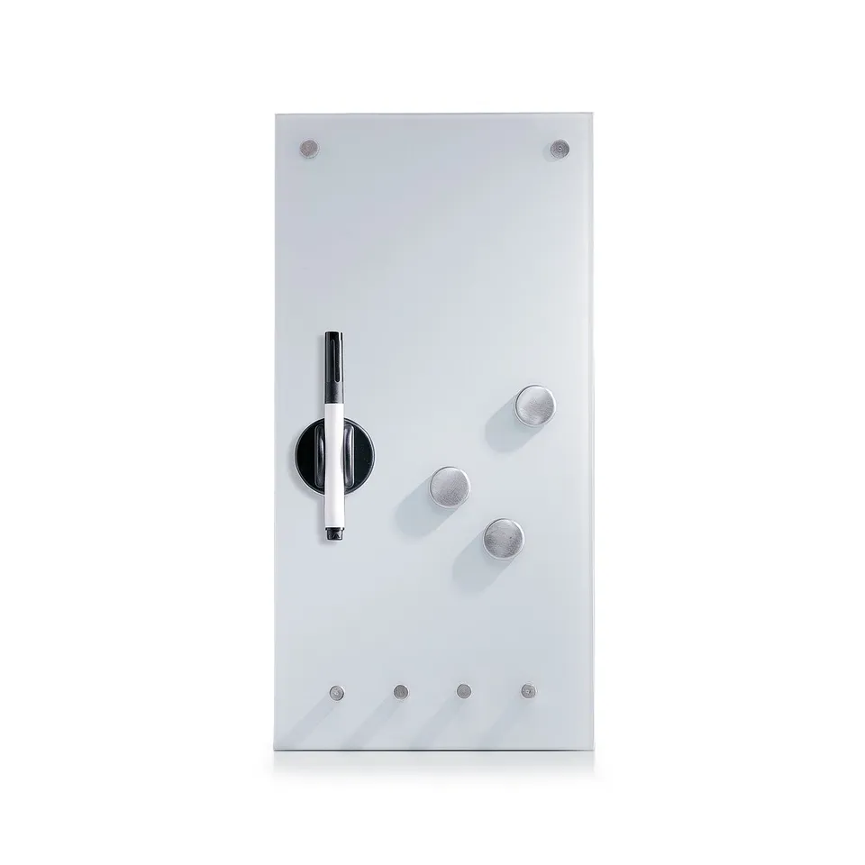 zeller-present-office-memoboard-glas-wei-mit-haken image 1