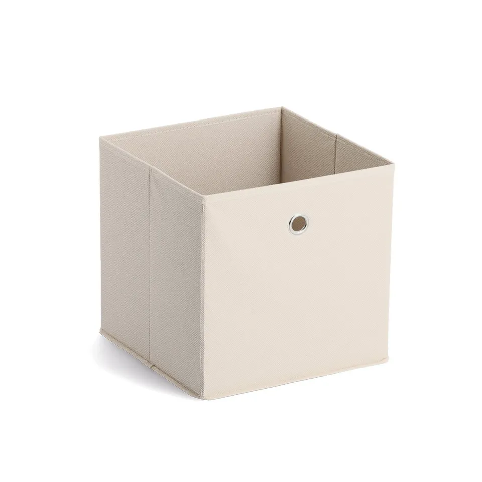 zeller-present-aufbewahrungsbox-vlies-beige-faltbar image 1