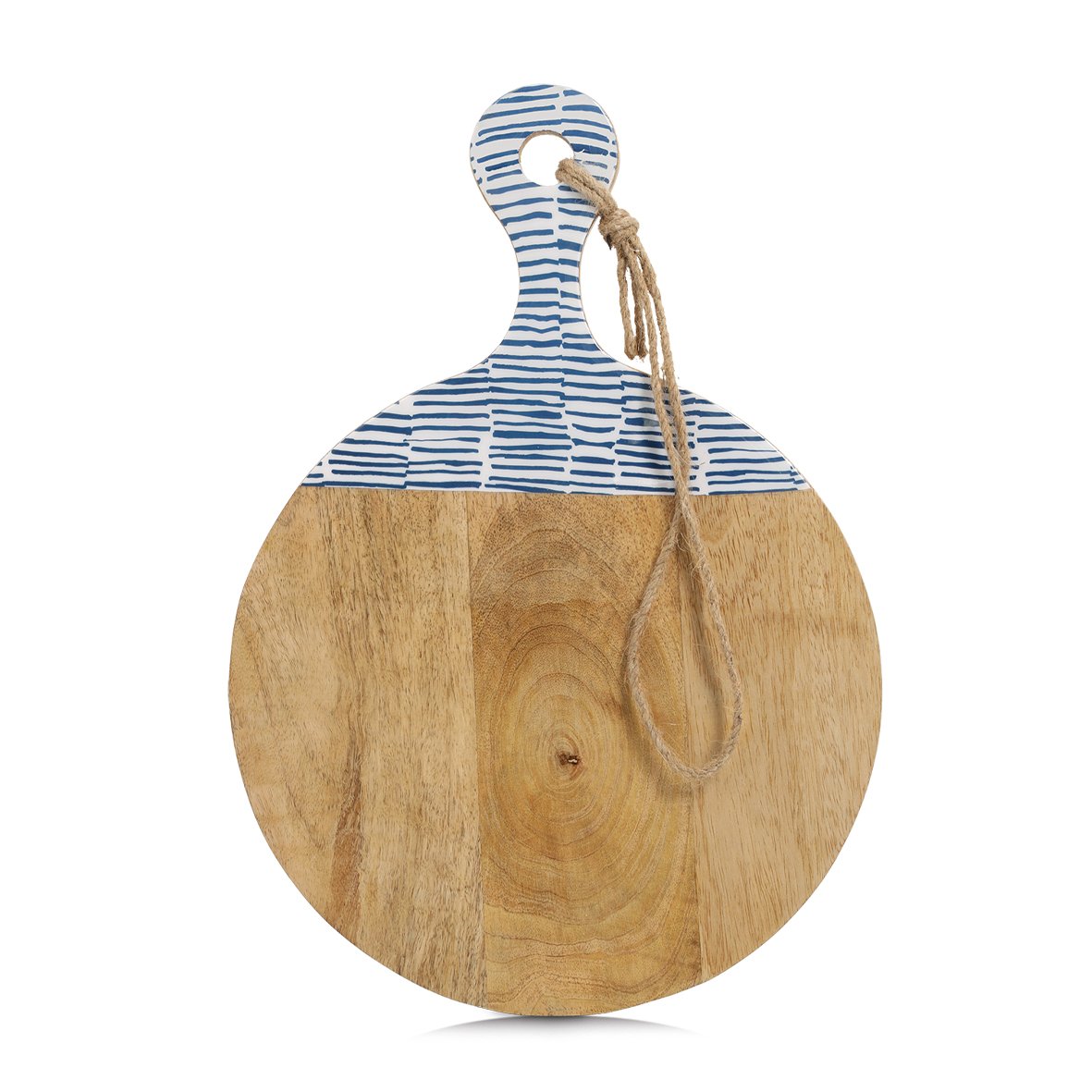 zeller-present-k-che-schneidebrett-mangoholz-blau-griff image 4