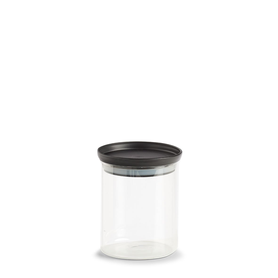 zeller-present-k-che-vorratsglas-650-ml-schwarz image 1