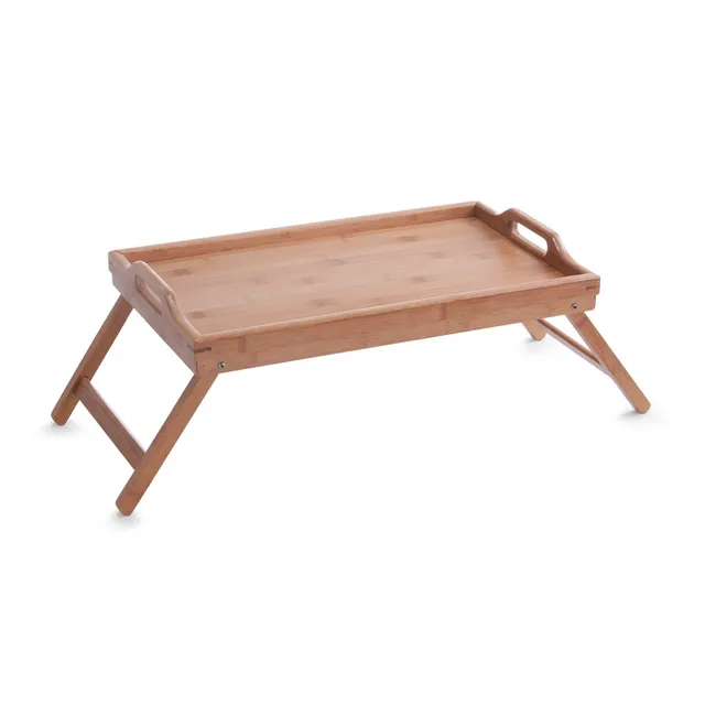 zeller-present-table-betttablett-bambus-klappbar-mit-griffen image 1