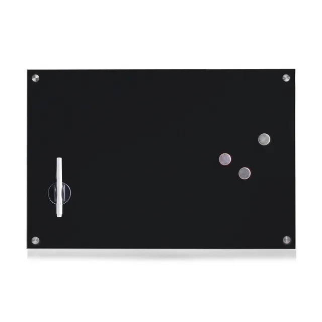 zeller-present-office-memoboard-glas-schwarz-magnetisch image 1