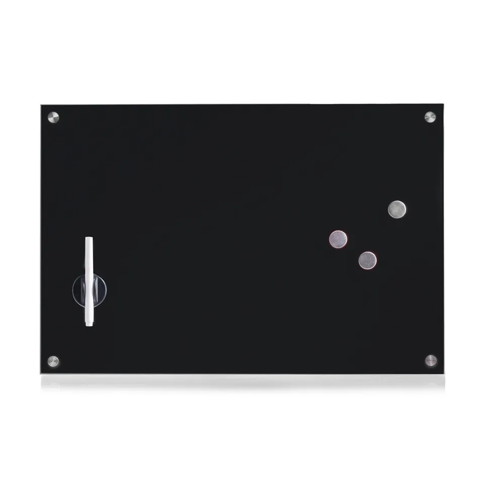 zeller-present-office-memoboard-glas-schwarz-magnetisch image 1