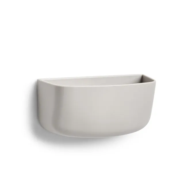 zeller-present-home-living-utensilienhalter-kunststoff-grau-2-f-cher image 1