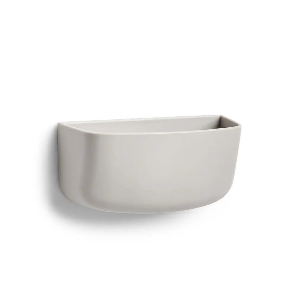 zeller-present-home-living-utensilienhalter-kunststoff-grau-2-f-cher image 1