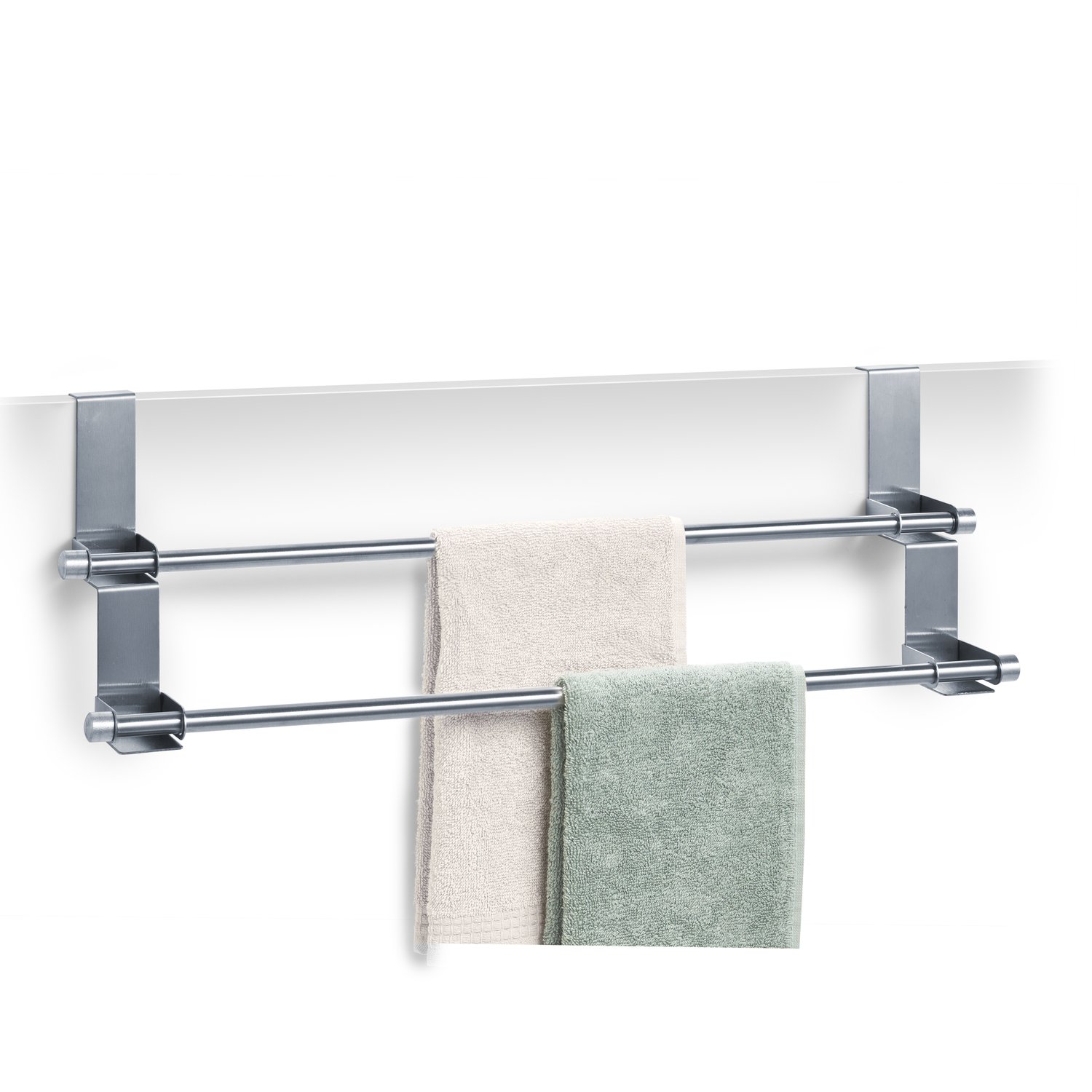 zeller-present-bad-t-rhandtuchhalter-edelstahl-h-ngend image 3