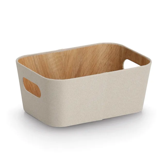 zeller-present-home-living-aufbewahrungsbox-beige-holzoptik image 1