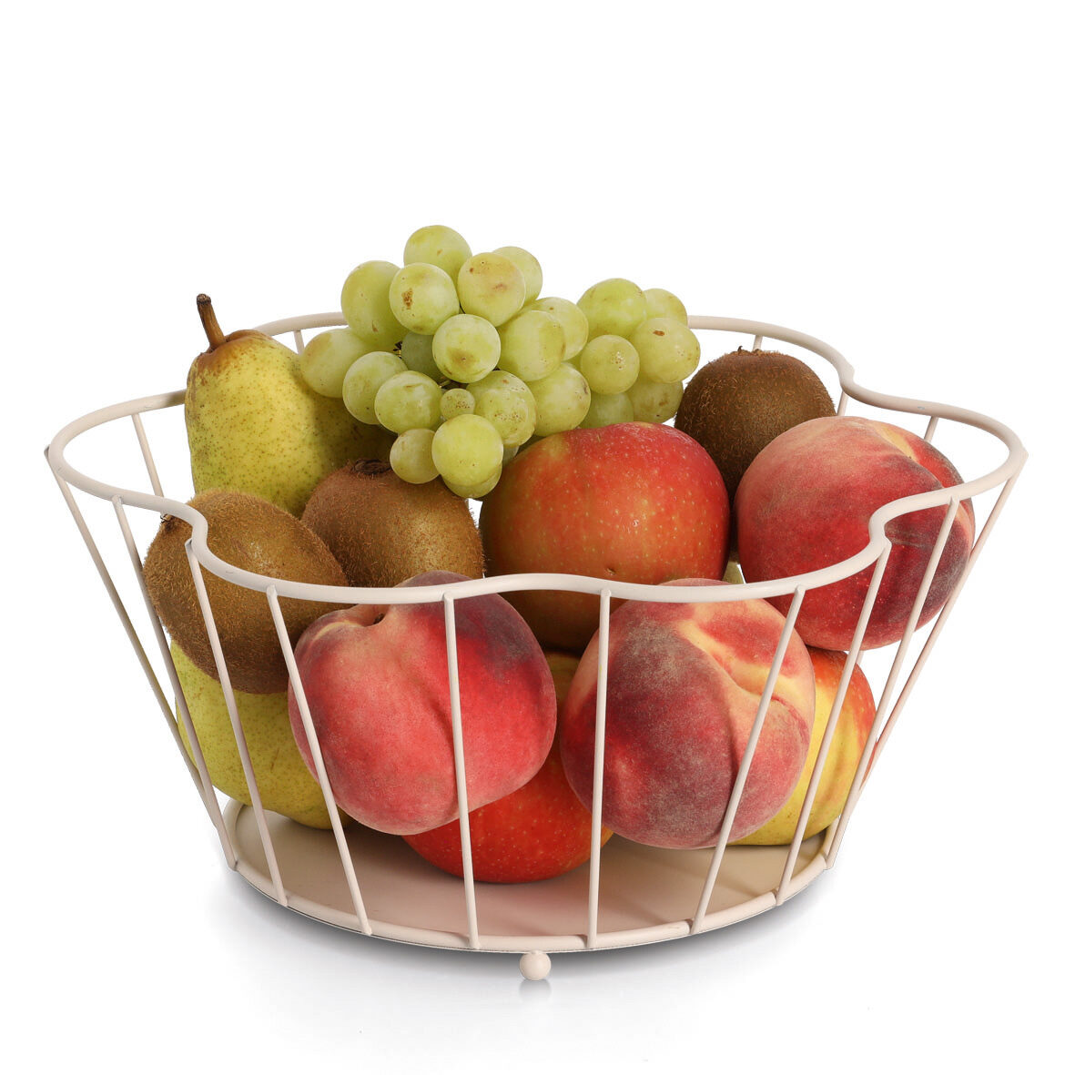 zeller-present-obstkorb-metall-beige image 3
