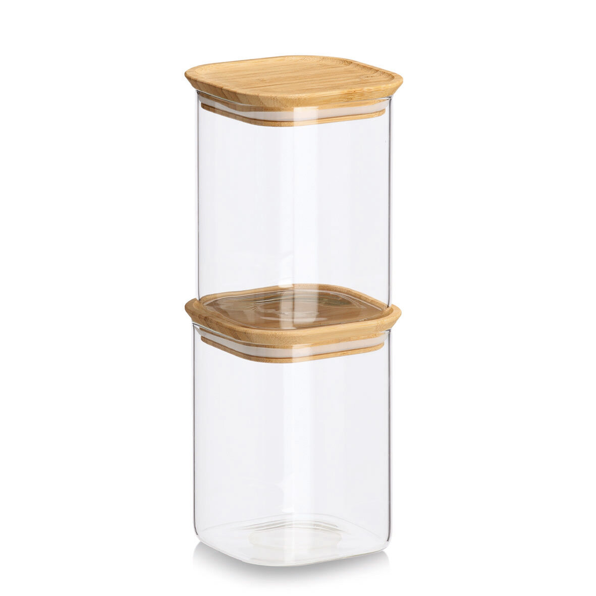 zeller-present-k-che-vorratsglas-set-6-tlg-bambusdeckel image 5