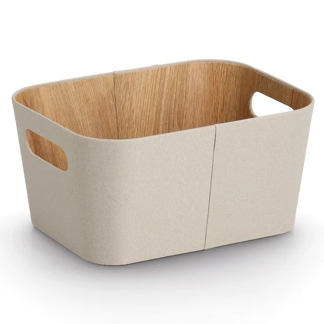 zeller-present-aufbewahrungsbox-pappe-polyester-beige image 1