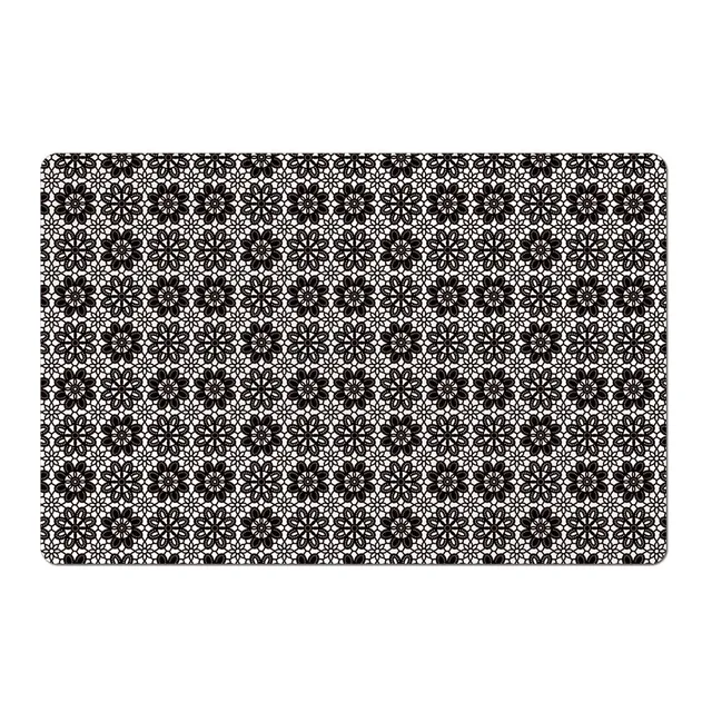 zeller-present-table-flowers-platzset-schwarz-tischset image 1